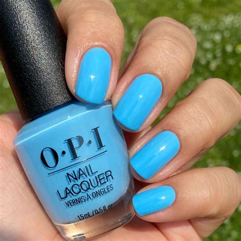 opi mali blue nail polish.